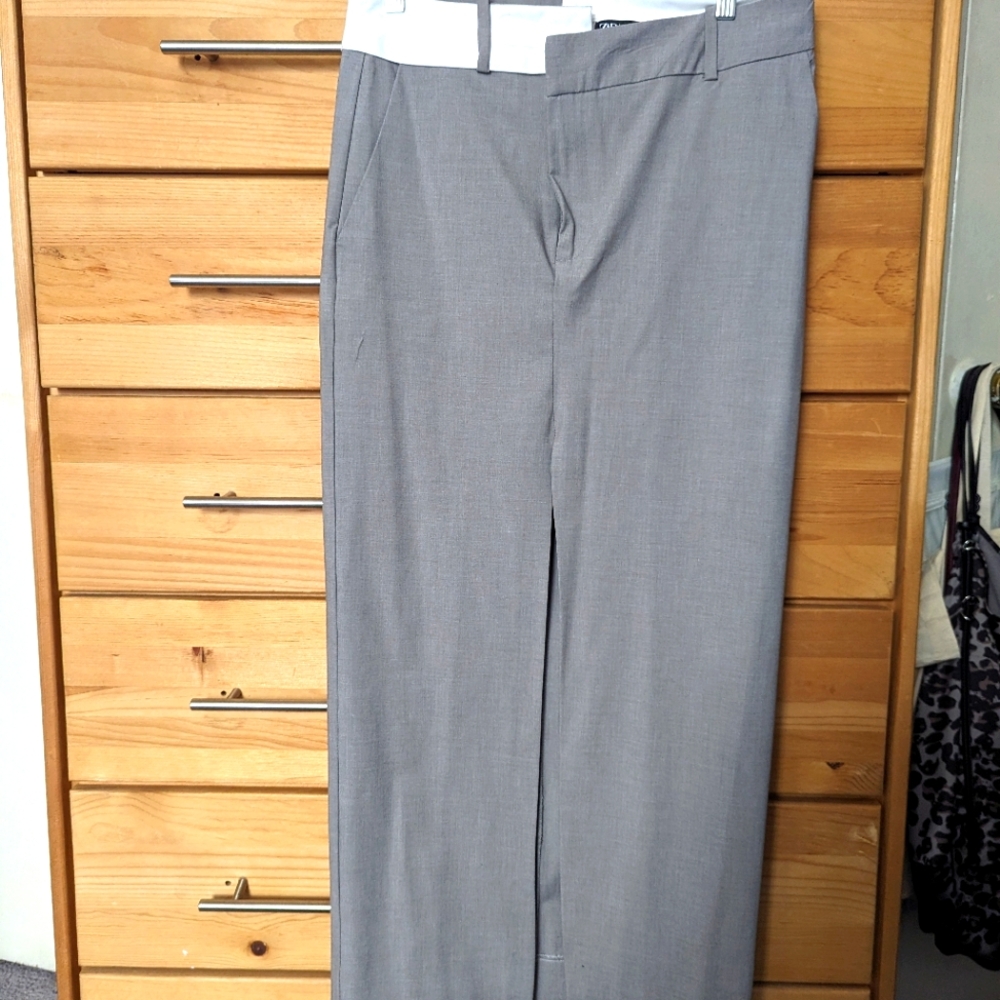 Zara never worn long pencil skirt. Size M. Grey.